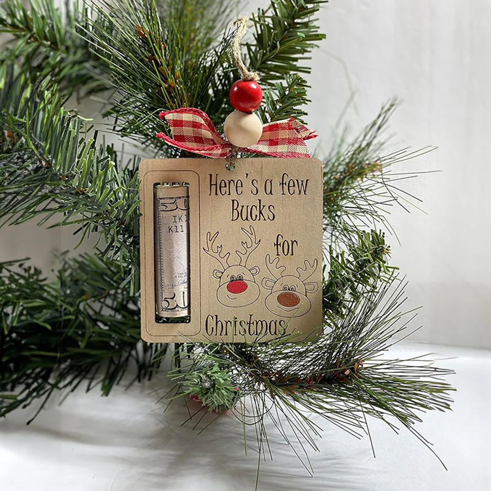 Wooden Money Holder Gift