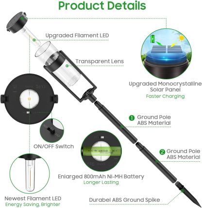 🔥Hot Sale 49% OFF✨Solar Pathway Lights