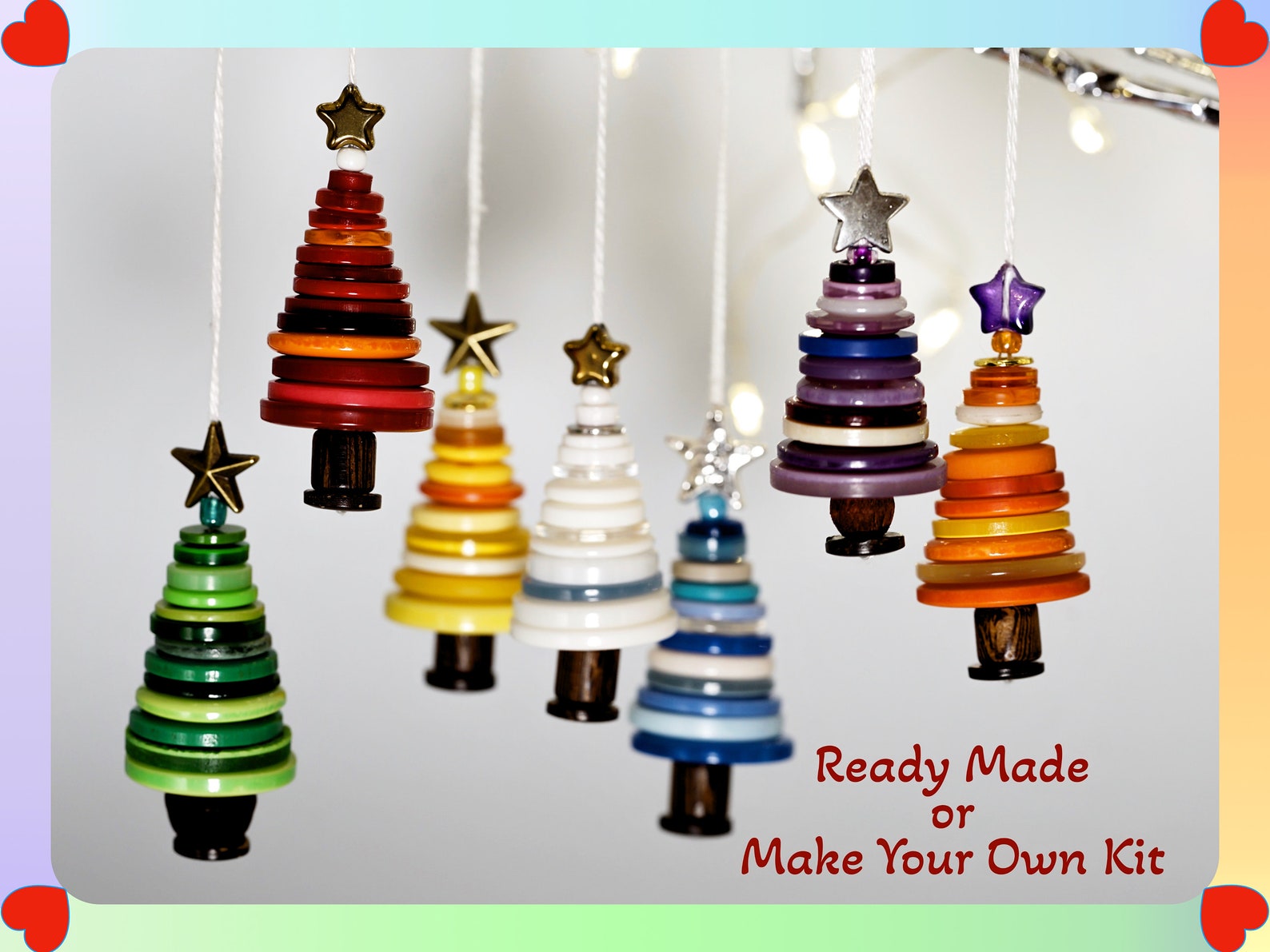 Button Christmas Tree Decoration
