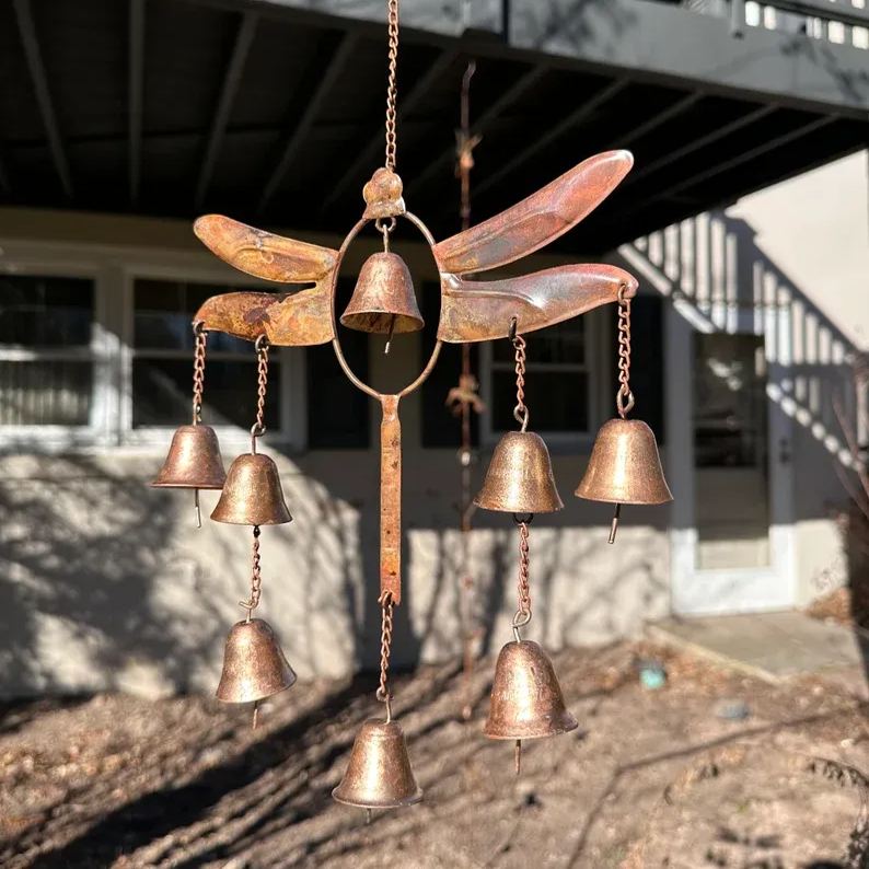 Dragonfly with Bells Wind Chime