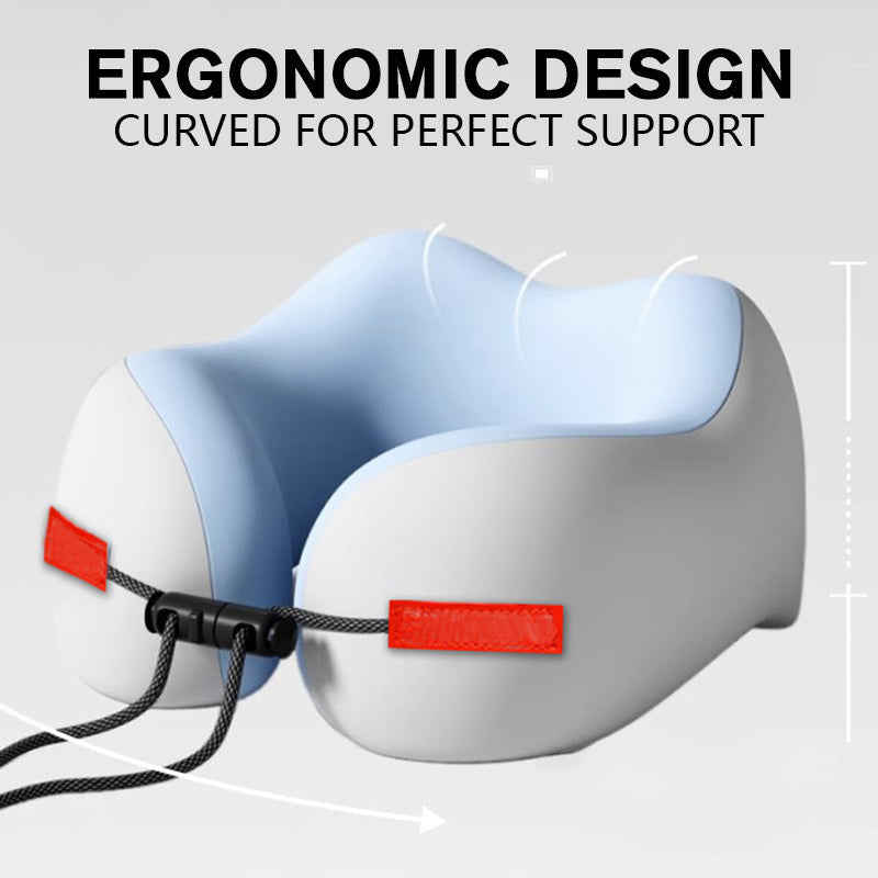 🔥Memory Foam U-Shaped Travel Neck Pillow💤