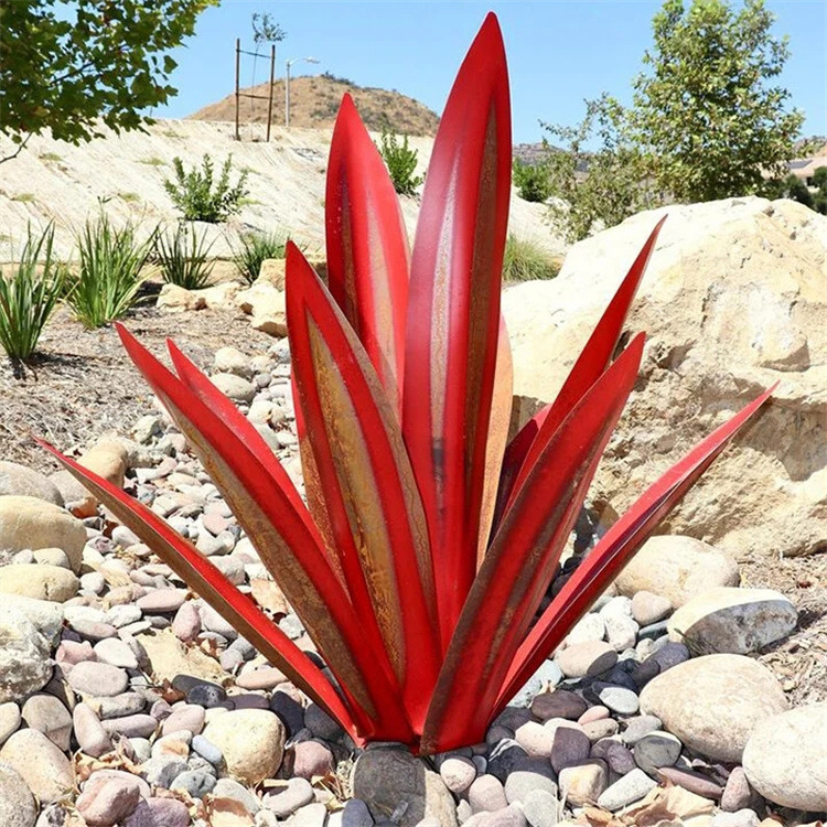LAST DAY PROMOTION 75% OFF - 🌵Anti-rust Metal Tequila  Agave Plant-Perfect for garden