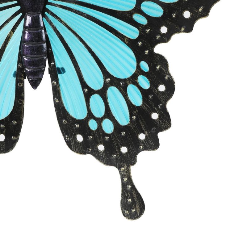 Blue Butterfly Outdoor Wall Decor.