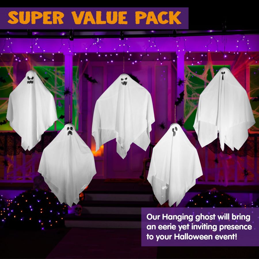27.5" Halloween Hanging Ghosts