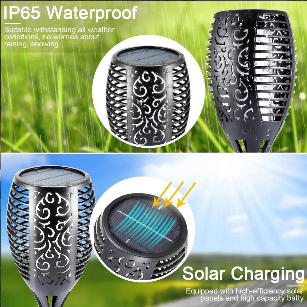 Solar-Powered Torch Lights