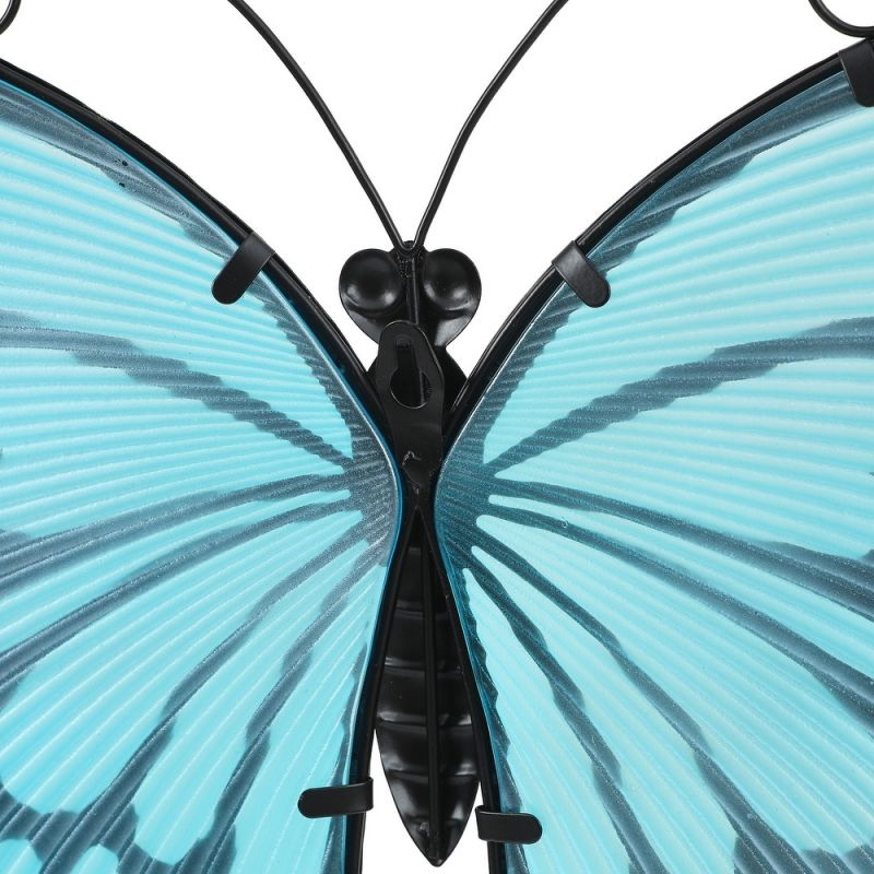 Blue Butterfly Outdoor Wall Decor.