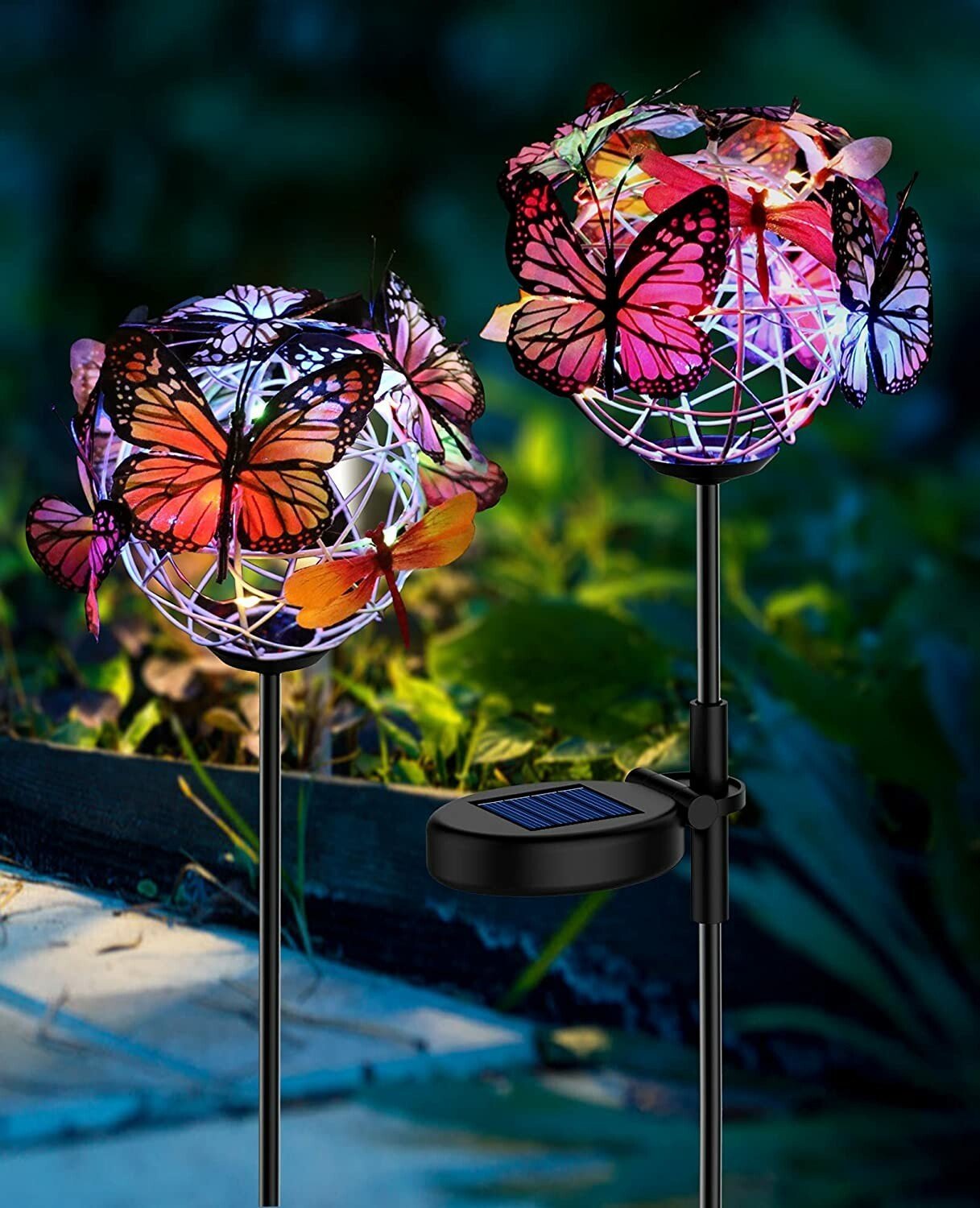  Solar Butterfly Stake Lights 🦋