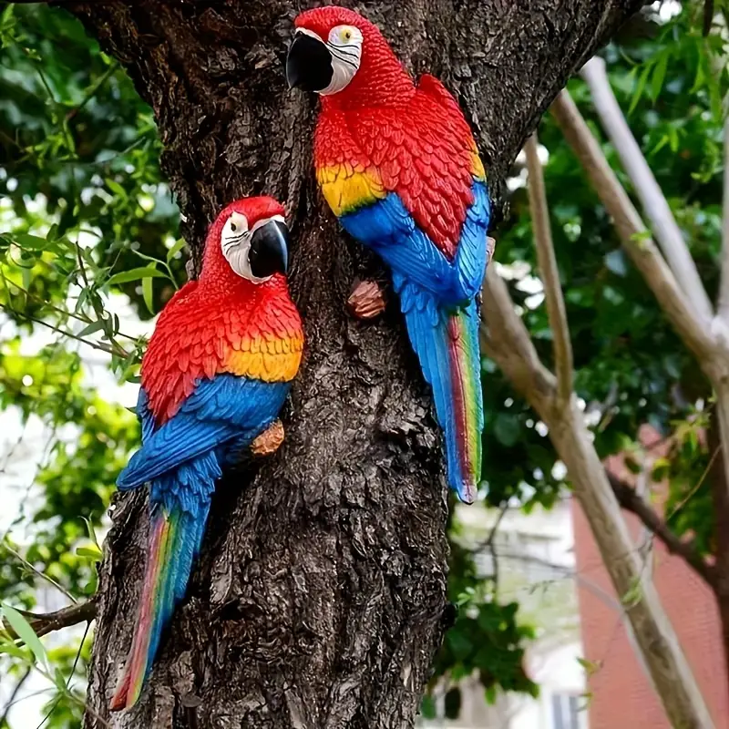 🦜Resin Parrot Design Outdoor Statue