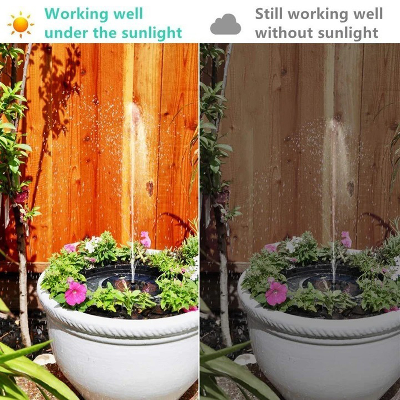 SOLAR POWER BIRD WATER FOUNTAIN