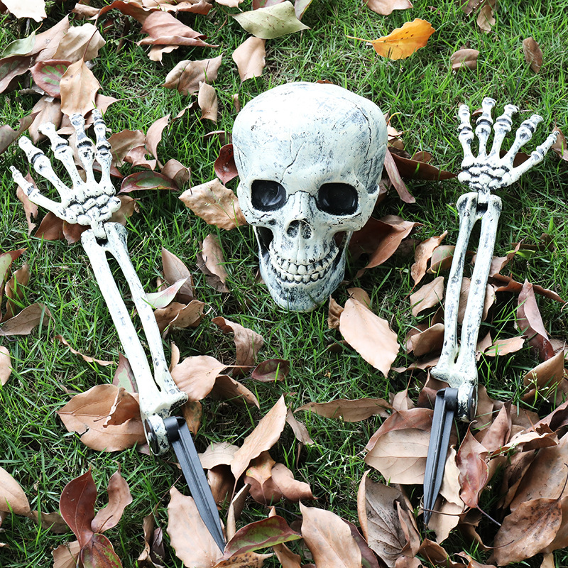 Realistic Raised Hands Skeleton Decor