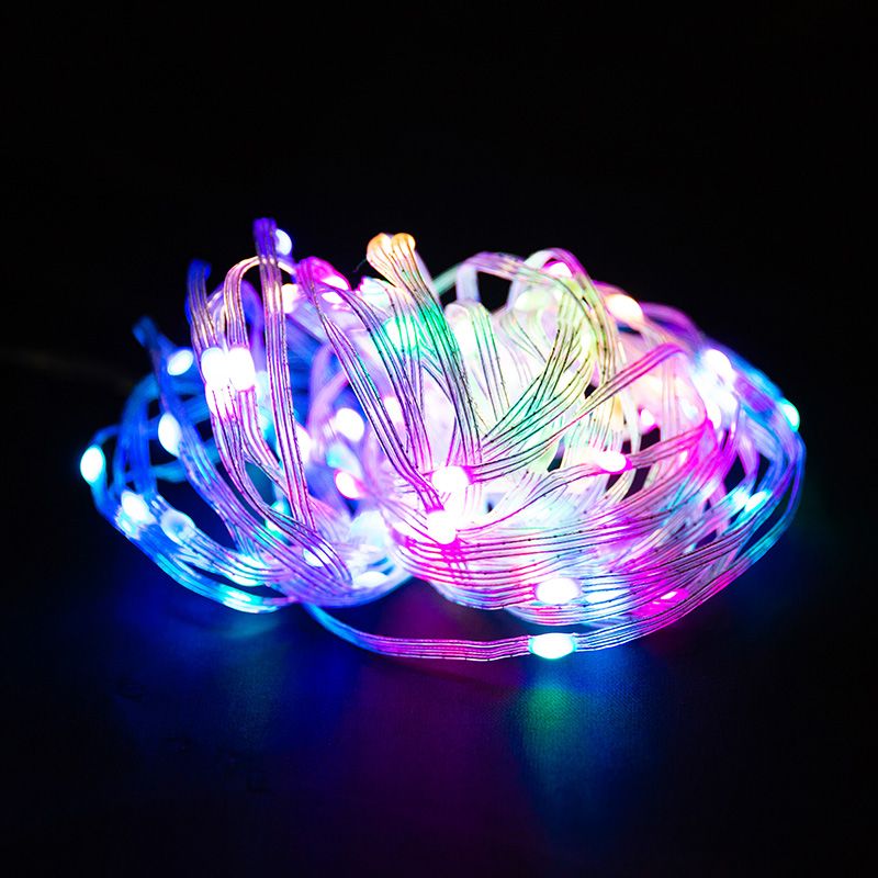 Solar-Powered Sound-Activated Light String
