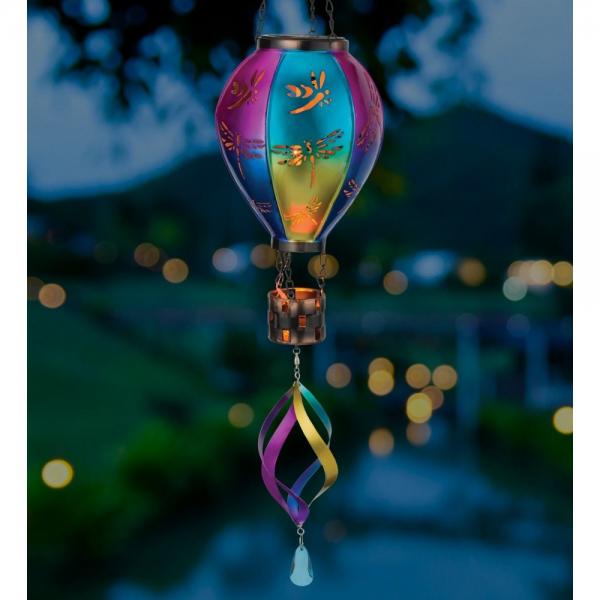 Hot Air Balloon Spinner Solar Lantern