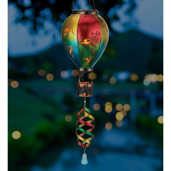 Hot Air Balloon Spinner Solar Lantern