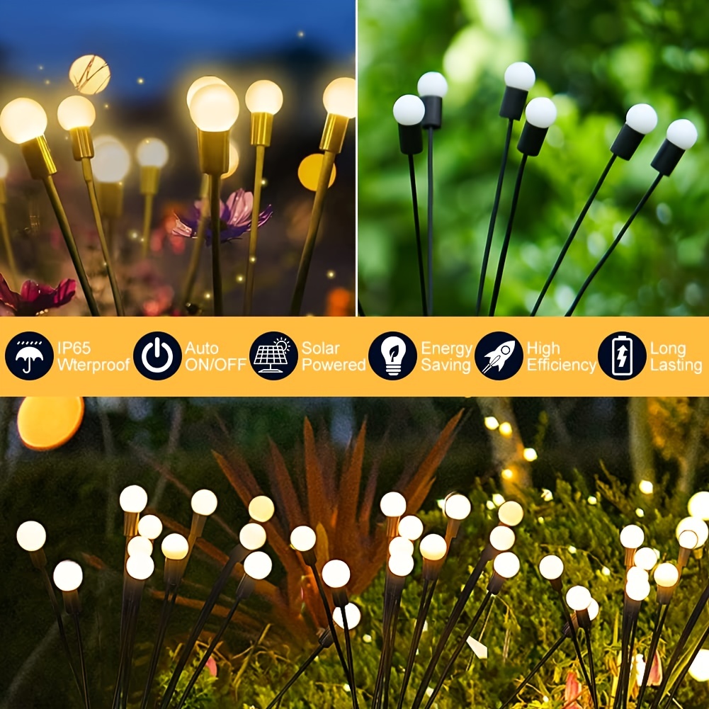 🔥As low as $11.99- Solar Powered Firefly Garden Light