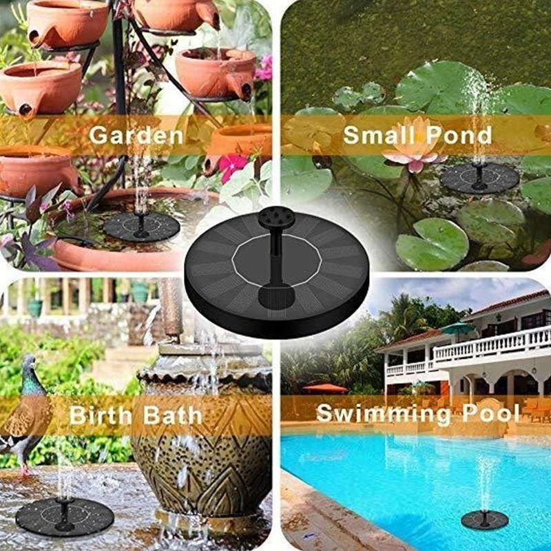 SOLAR POWER BIRD WATER FOUNTAIN