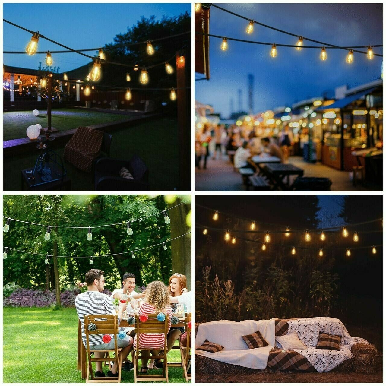 💥SOLAR POWERED 💥LED OUTDOOR STRING LIGHTS