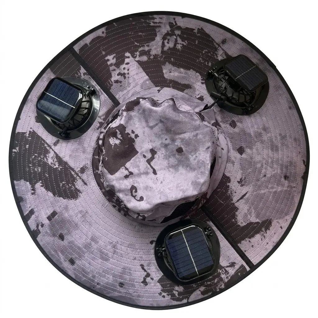 2026 New Solar-Fan Cooling Hat - UPF50+ Sun Protection, Triple-Power Rechargeable, & Water-Resistant