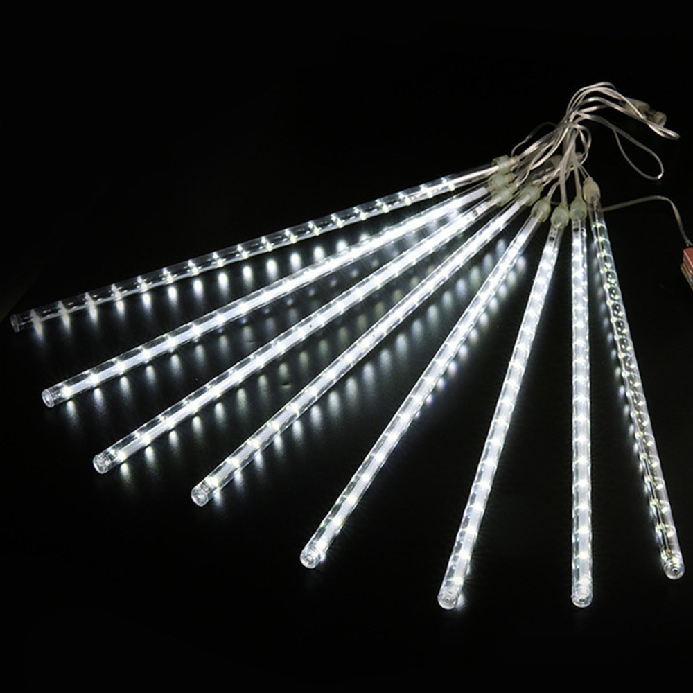 1pc Outdoor Solar Meteor Lights Christmas Lights String Lights For Garden Tree Holiday Party Decorations