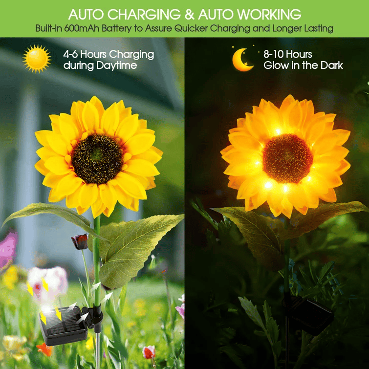 🌸🌸Sunflower Solar Garden Stake Lights