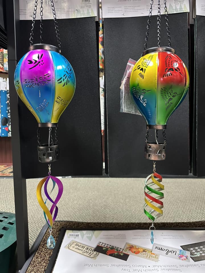 Hot Air Balloon Spinner Solar Lantern