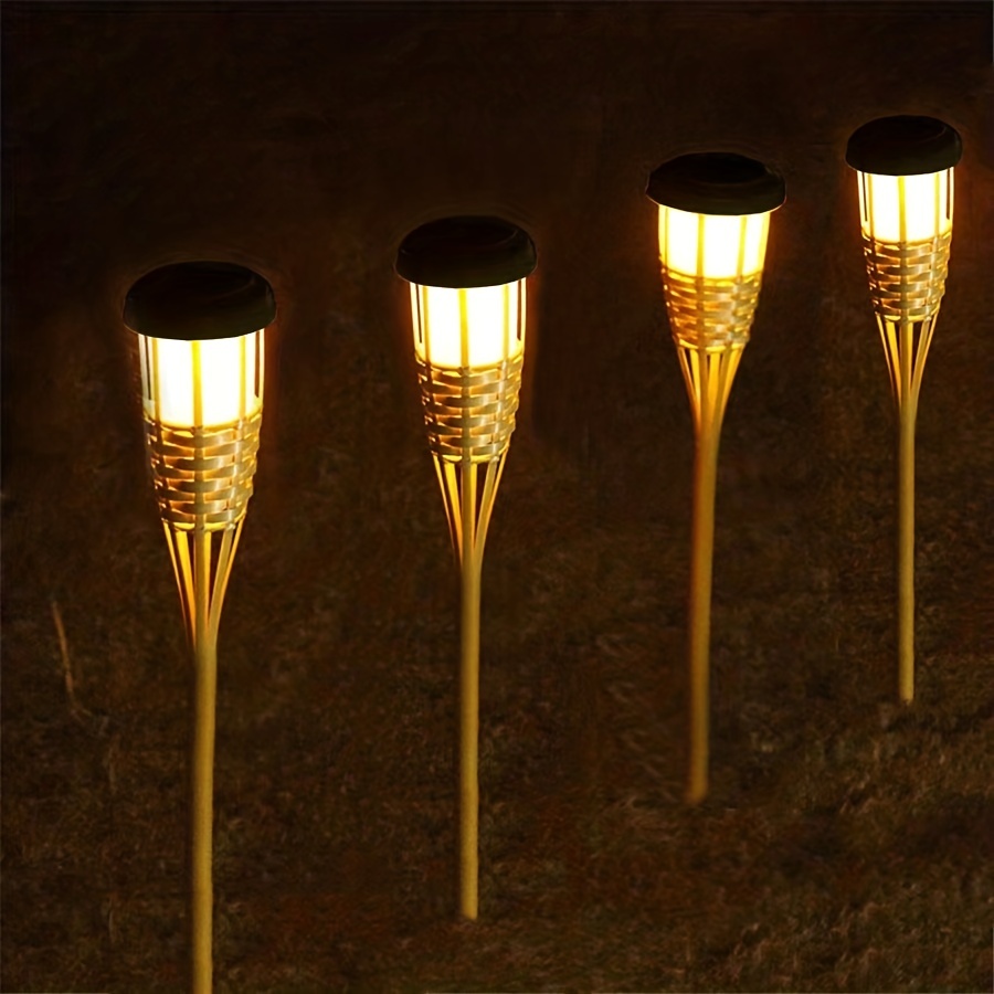 Solar Flame Hanging Lamp, LED Chips, Solar Garden Lights, Outdoor Decor