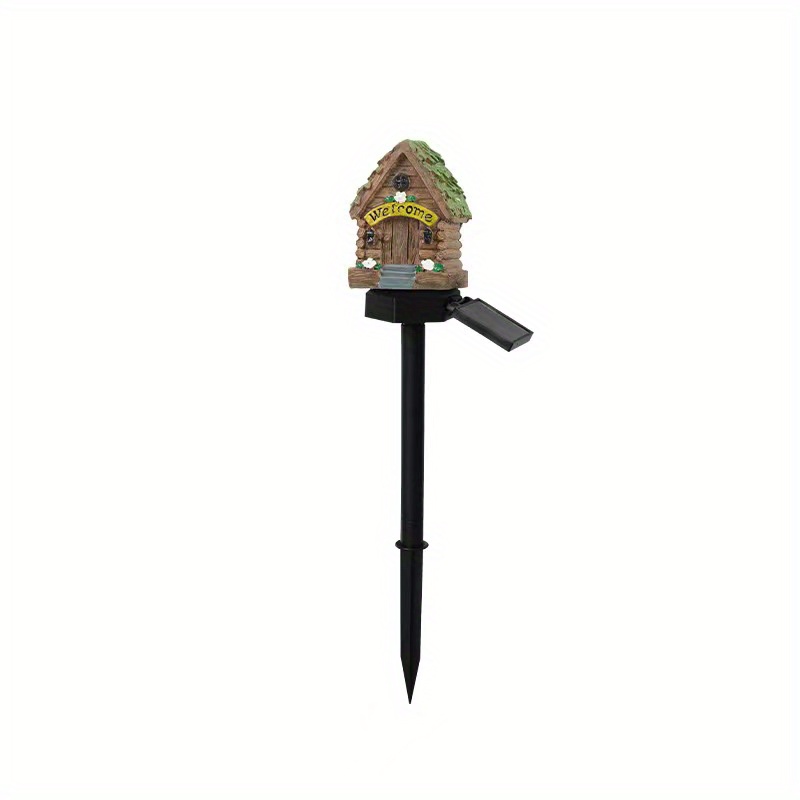 Solar Garden Decor Light, Large Fairy Outdoor Statues, Solar Gnome Figurine Lights
