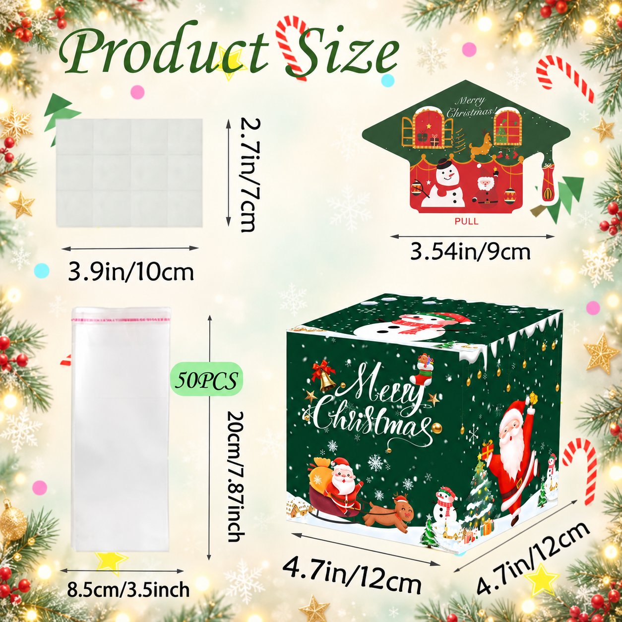 💵🎄 Christmas Money Pull Surprise Box – Fun Cash Gift Holder for Family & Friends 🎁