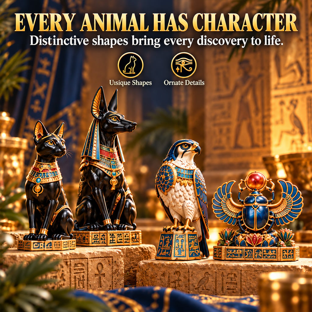Ancient Egyptian miniature display