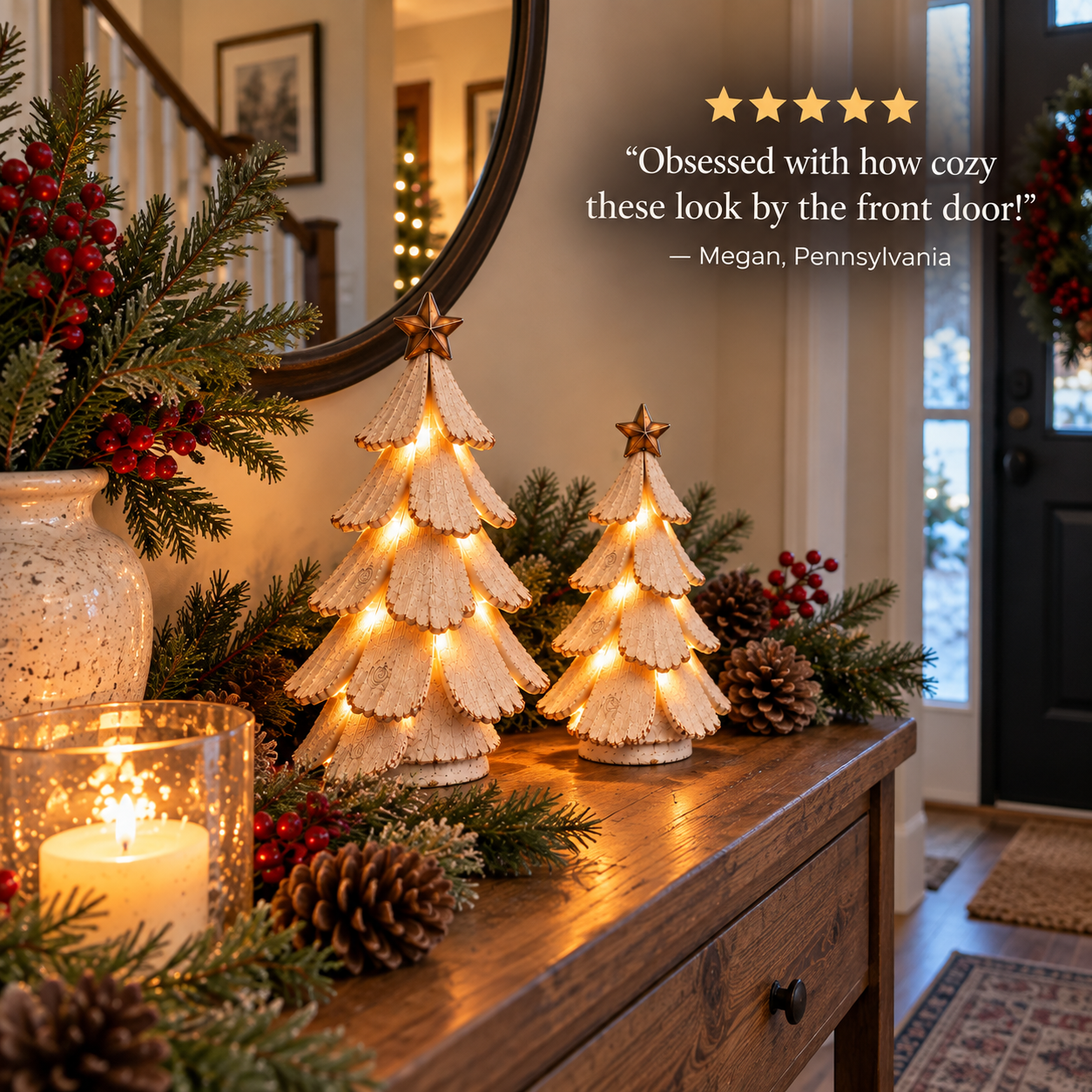 Customer Christmas tree display 3