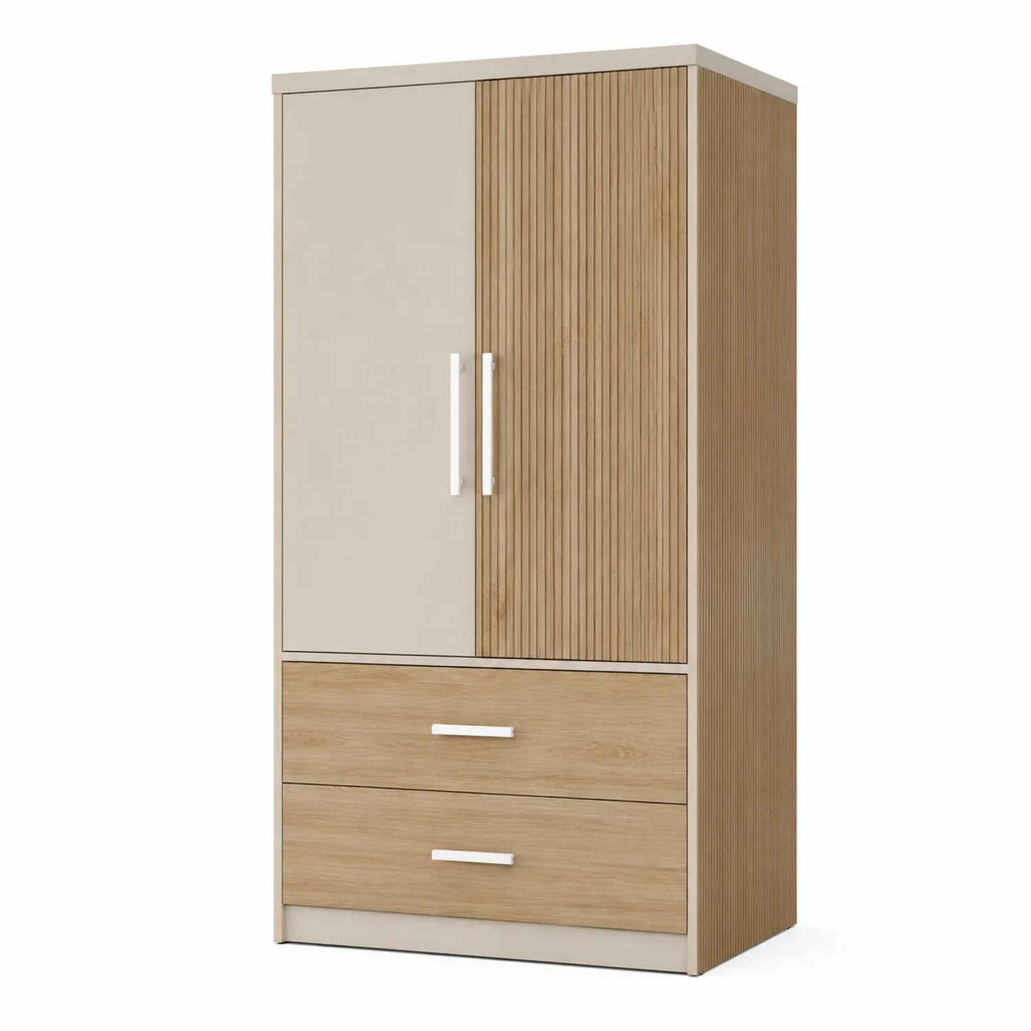 Armoire en bois avec tiroirs 180 cm