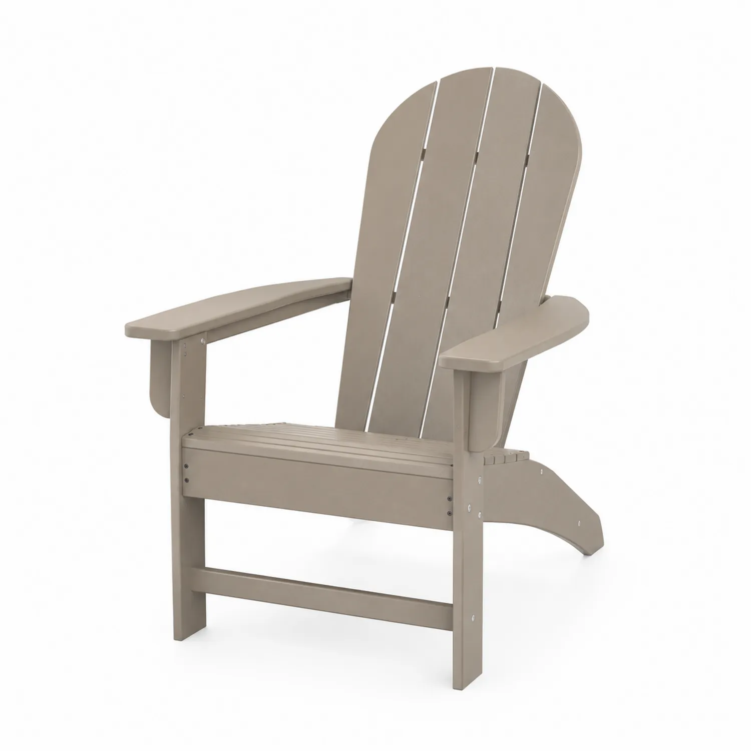 Chaise Adirondack en plastique recyclé Taupe