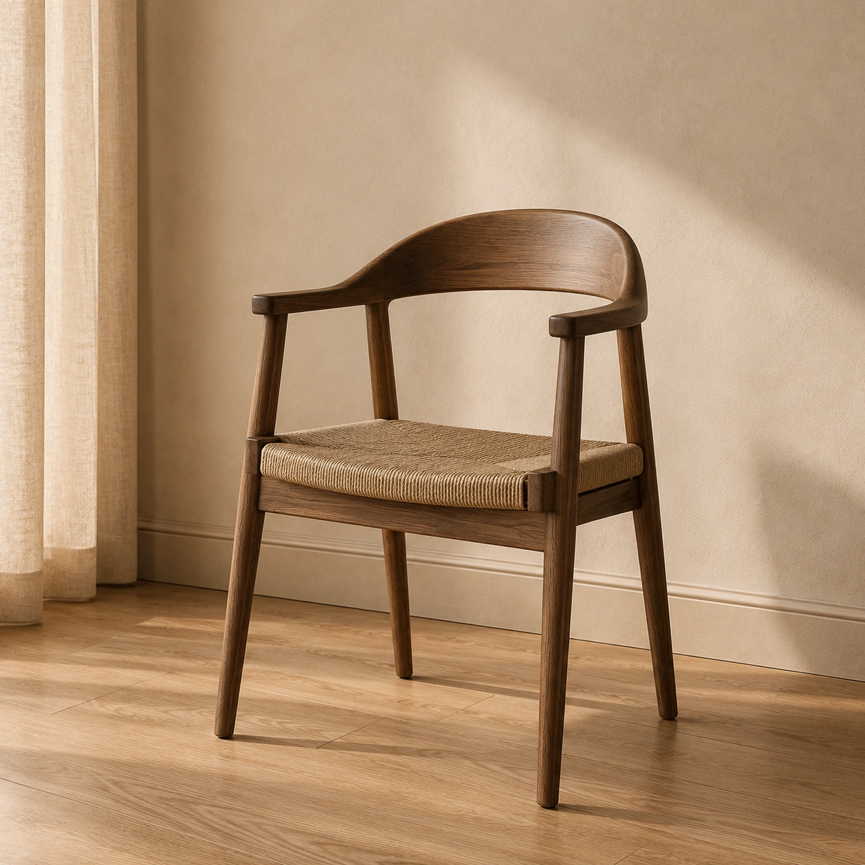 Chaise salle a manger bois noyer-casaelvo