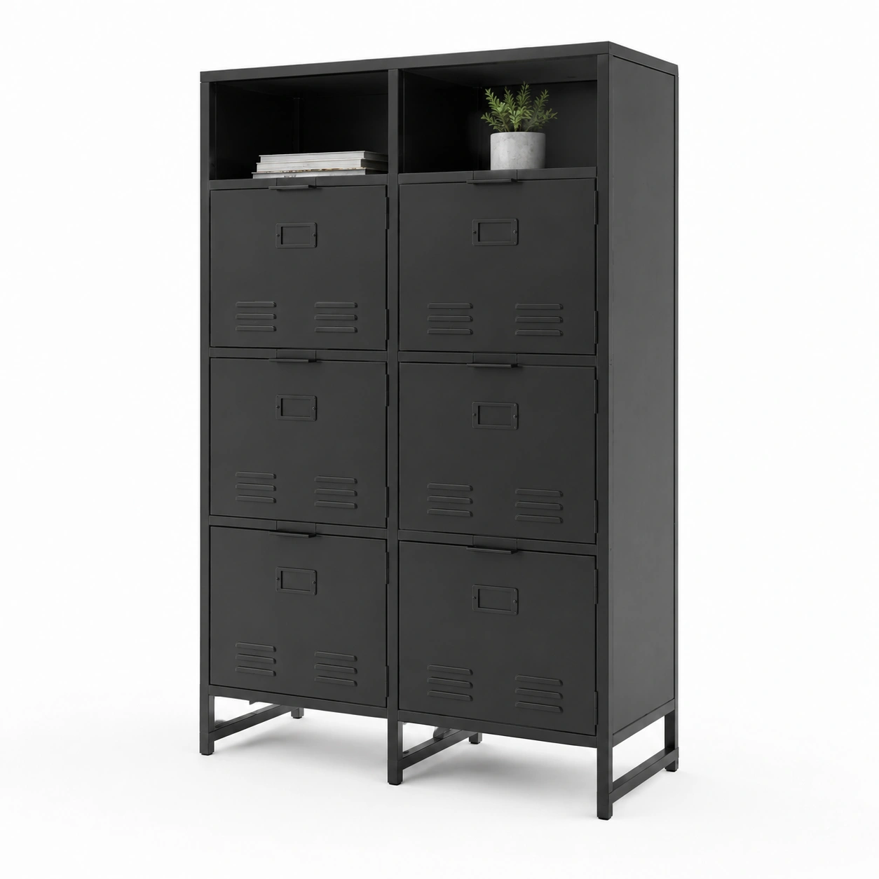 Armoire casiers metal industriel 6 portes-casaelvo