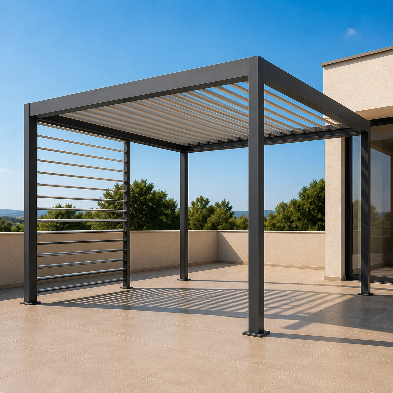 Pergola aluminium design exterieur-casaelvo