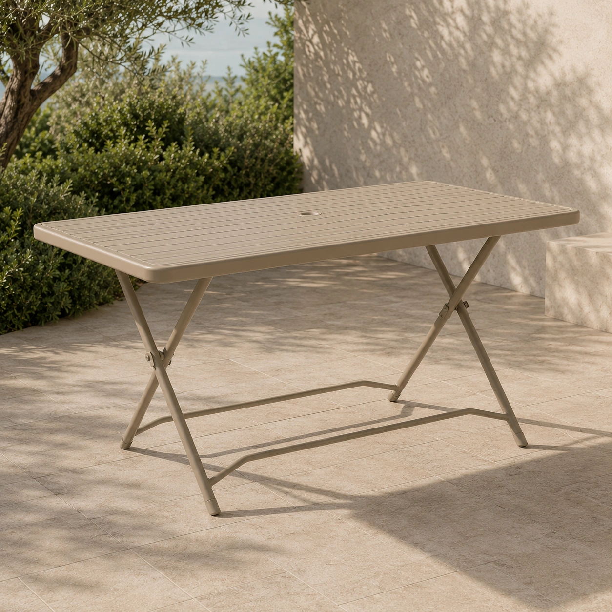 Table pliante exterieure vert olive-casaelvo