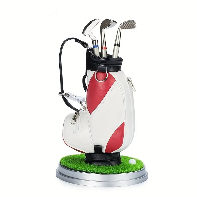 ⛳Golf Pen Holder + 3-Pen Set🏌️♂️Elevate Your Office Desk – A Hole-in-One for Style & Function
