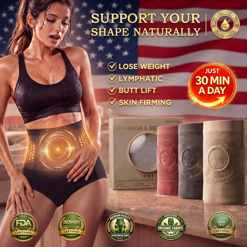 Official Brand Store|2026 Moringa & Berberine 4-in-1 Micro-Particle Shaping & Fat Burning Shorts