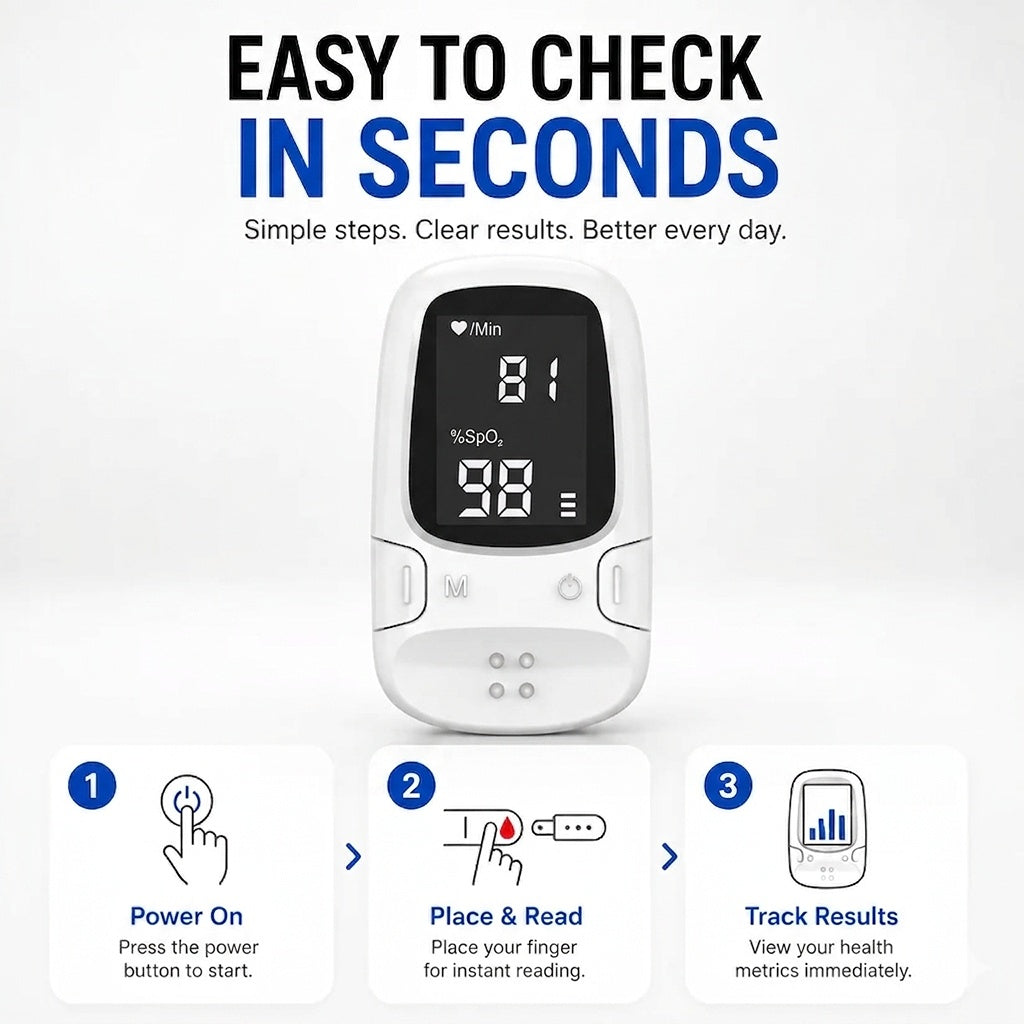 Non-Prick Portable Blood Sugar Monitor Multifunction Health Detecto
