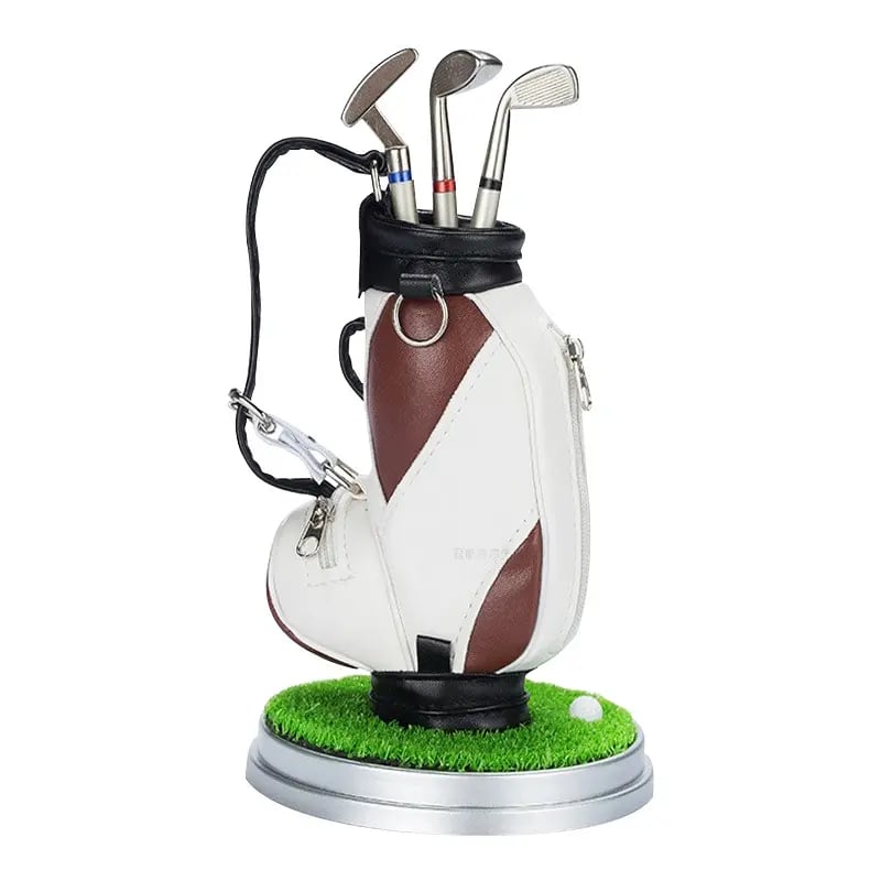 ⛳Golf Pen Holder + 3-Pen Set🏌️♂️Elevate Your Office Desk – A Hole-in-One for Style & Function