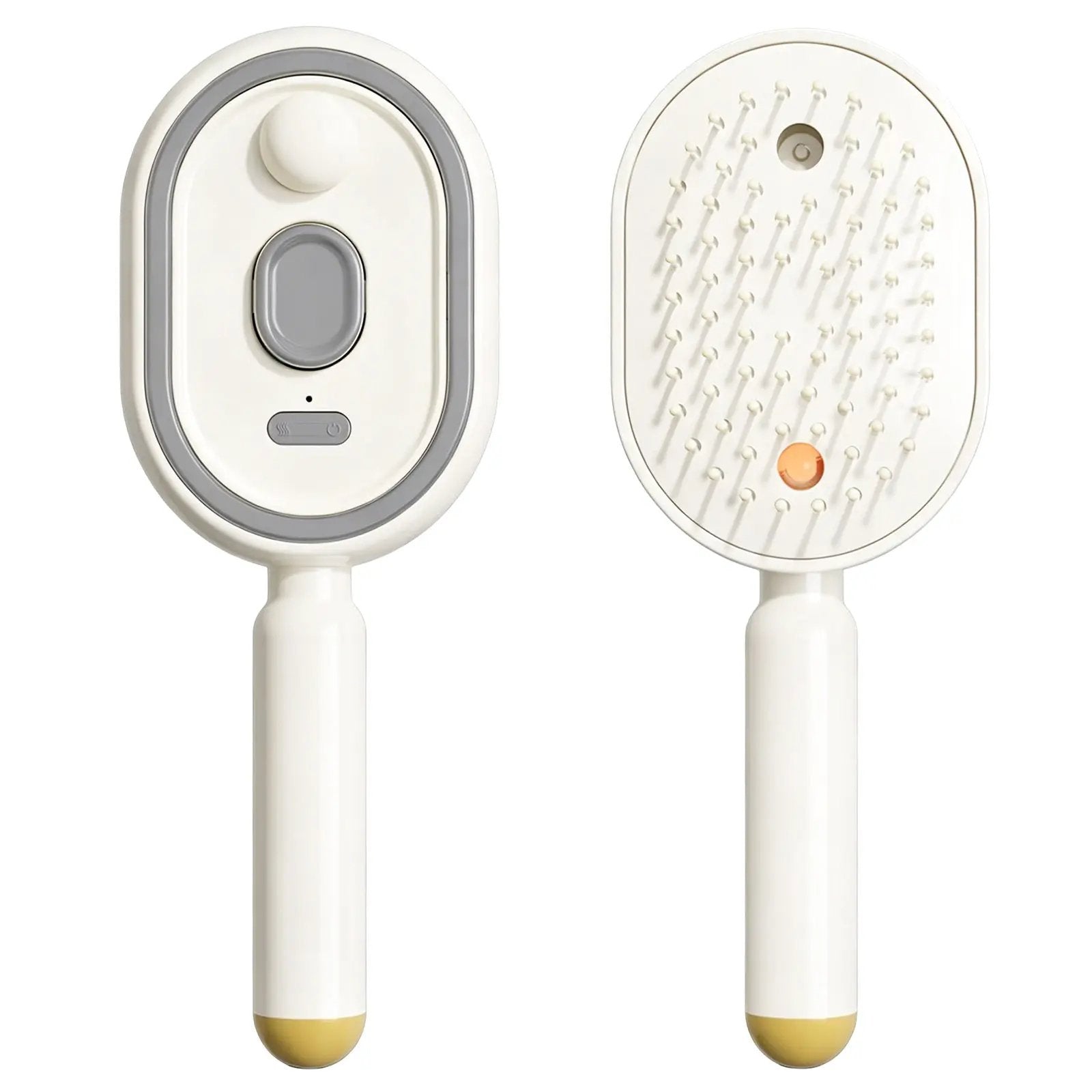 Electric Spray Retractable Airbag Comb - Beige