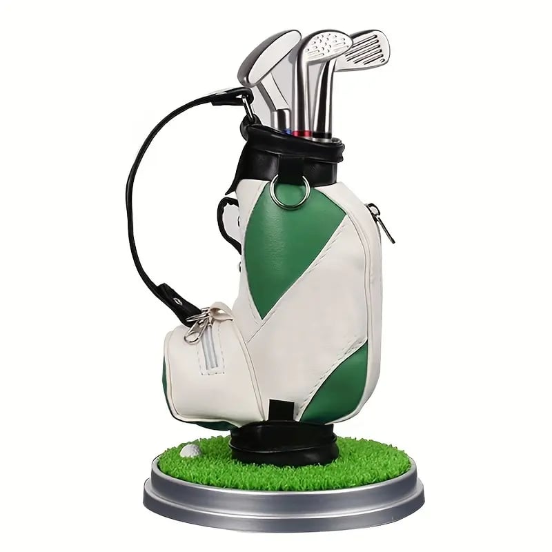 ⛳Golf Pen Holder + 3-Pen Set🏌️♂️Elevate Your Office Desk – A Hole-in-One for Style & Function