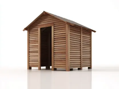 Abri de jardin en bois 180x140x210 cm - bois naturel - rangement extérieur - design rustique-Luxegoshop