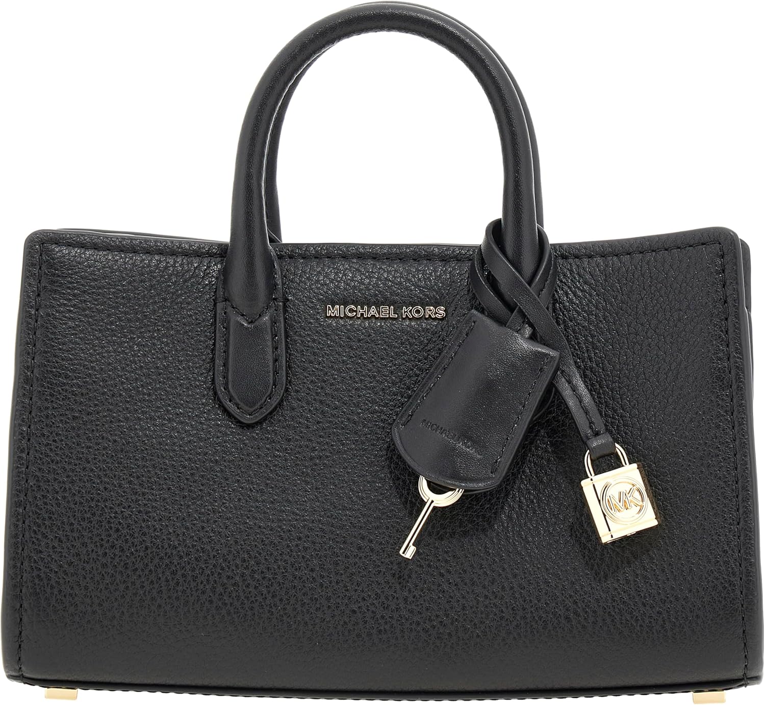 Bolso Michael Kors Small Convertible Pouchette para mujer - Formato compacto y convertible - Solapa con botón a presión - Diseño práctico para salidas y uso diario-Cozygetbay