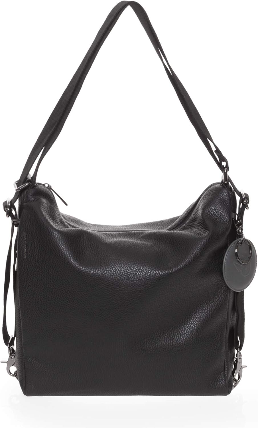 Bolso de hombro Mandarina Duck Mellow Leather para mujer - Piel de vacuno y forro de poliéster - Formato amplio - Cierre de cremallera-Cozygetbay