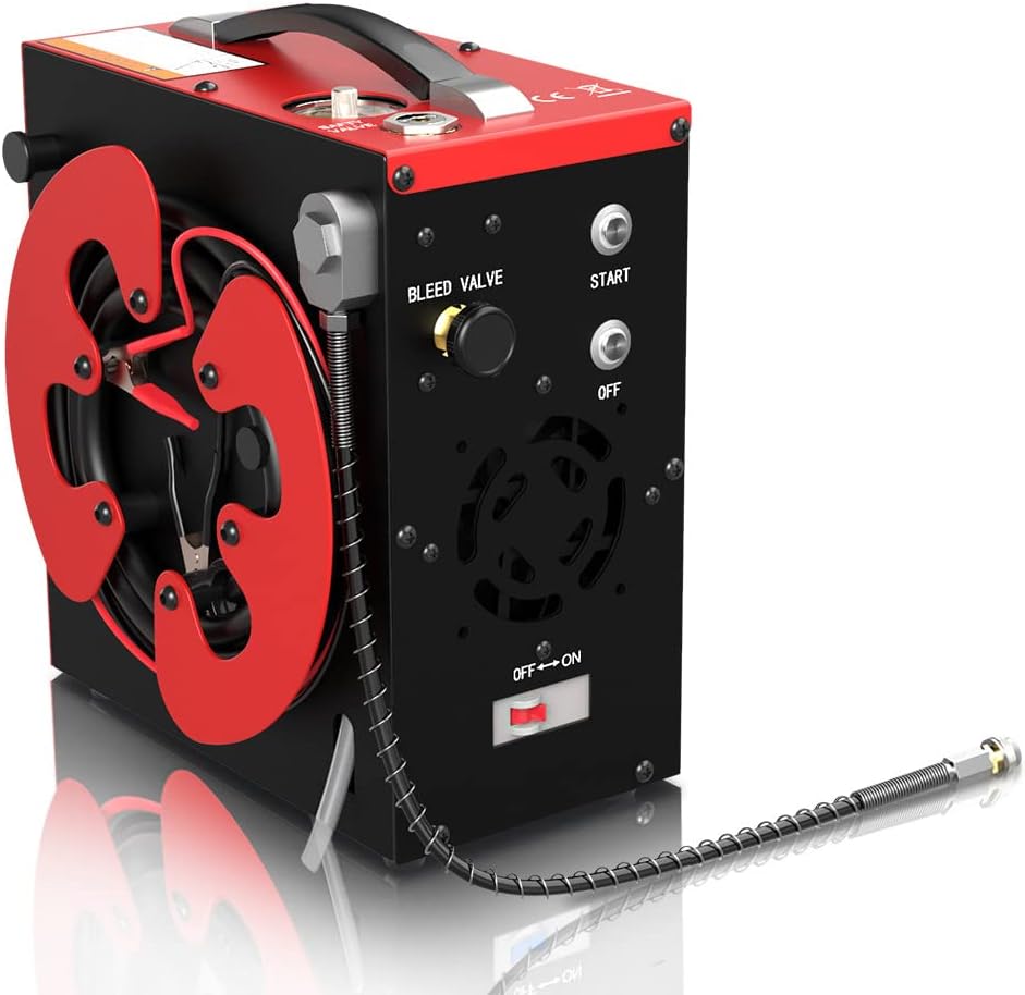 GX CS3 compresor aire PCP portátil - parada automática 4500 Psi 30 MPa sin aceite - 12 V CC coche y 220 V CA hogar - filtro agua aceite-Cozygetbay