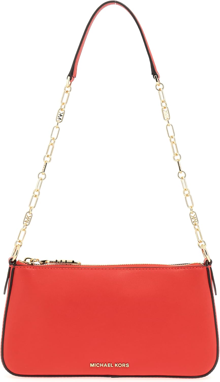 Michael Kors 32H3G8EW6L 847 MD Chain Pouchette bolso mujer - color Burnt Sienna talla única - cierre cremallera - cuidado limpieza en seco-Cozygetbay