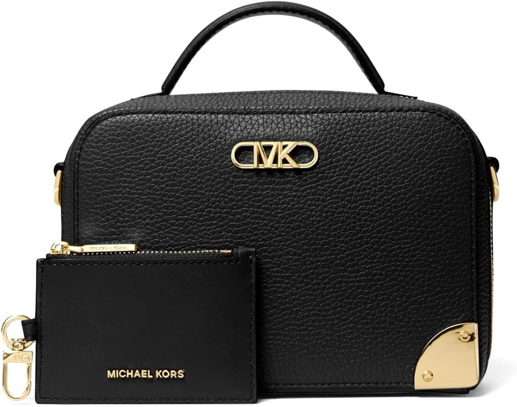 Bolso cruzado Michael Kors Small Trunk para mujer - Formato compacto estructurado - Diseño urbano elegante - Cierre de cremallera-Cozygetbay