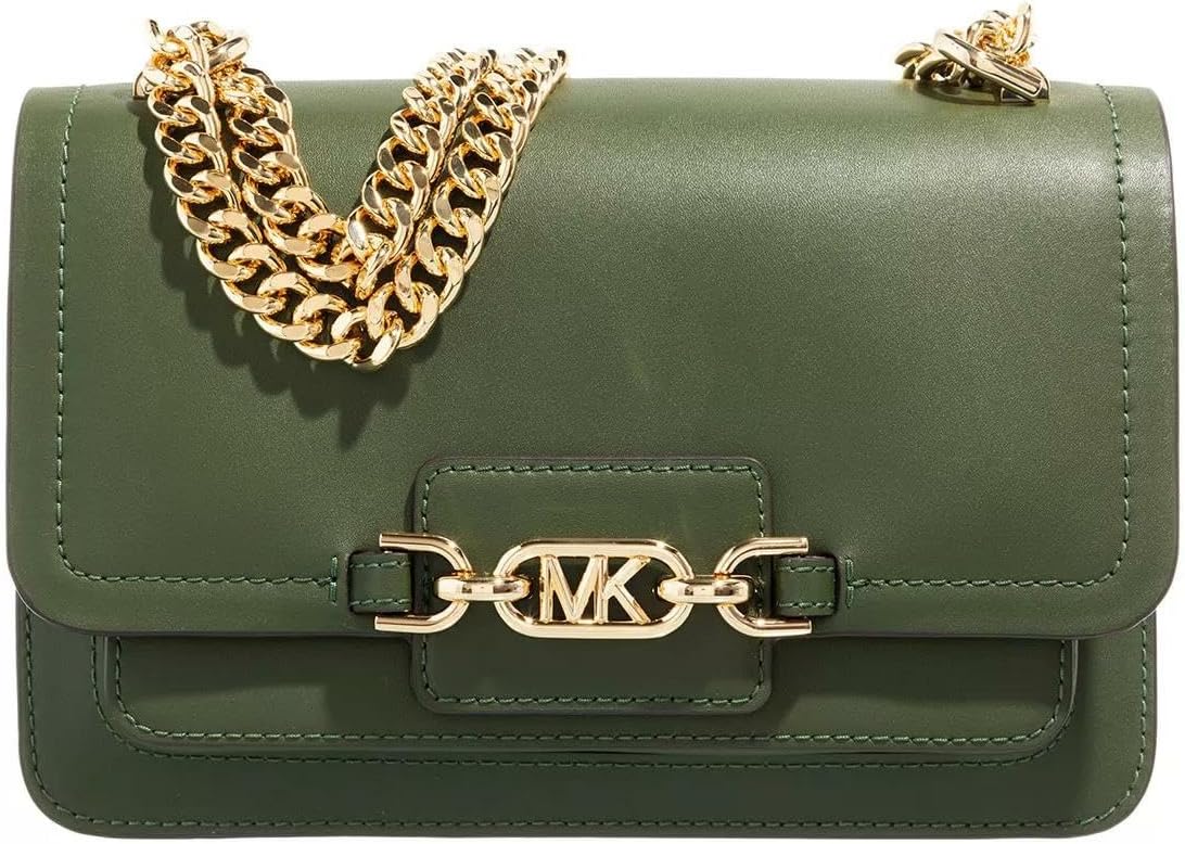 Michael Kors MD Flap CHN Xbody bolso mujer - 100 por ciento cuero talla única - cierre cremallera y forro poliéster - handbag con cadena-Cozygetbay