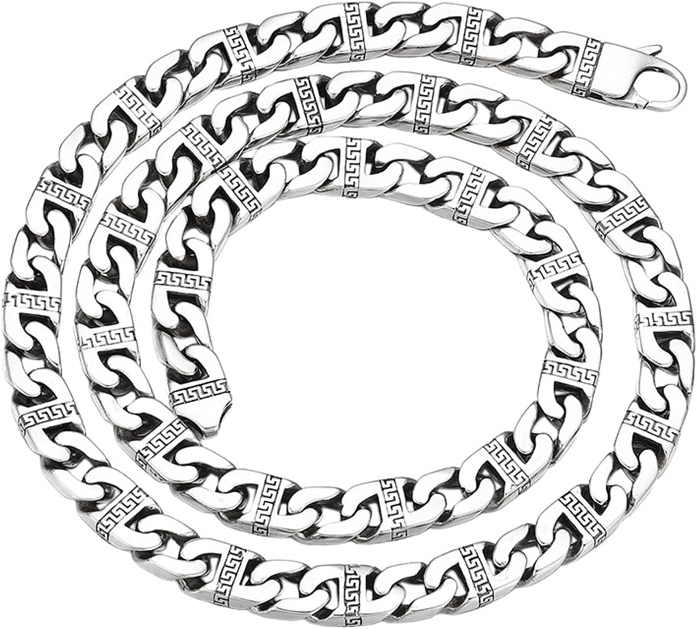 Genérico collar unisex 7 mm vintage - madera de agar sin metal - peso 1 g diseño largo y grueso - regalo de joyería para uso diario-Cozygetbay