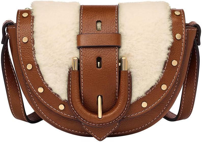 Fossil bolso mujer con solapa - broche magnético oculto - forro de algodón - cuidado con paño suave seco-Cozygetbay